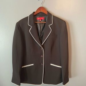 AK Anne Klein Brown Jacket Size 16